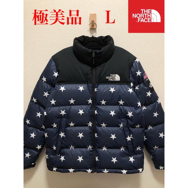 THE NORTH FACE(ザノースフェイス)の【極美品】ザ ノースフェイス ヌプシ 1996 700 ダウン 紺 星 L メンズのジャケット/アウター(ダウンジャケット)の商品写真