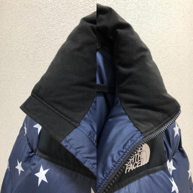 THE NORTH FACE(ザノースフェイス)の【極美品】ザ ノースフェイス ヌプシ 1996 700 ダウン 紺 星 L メンズのジャケット/アウター(ダウンジャケット)の商品写真