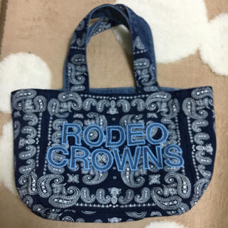 ロデオクラウンズ(RODEO CROWNS)のロデオクラウンズ ペイズリーリバーシブル バッグ 新品(トートバッグ)