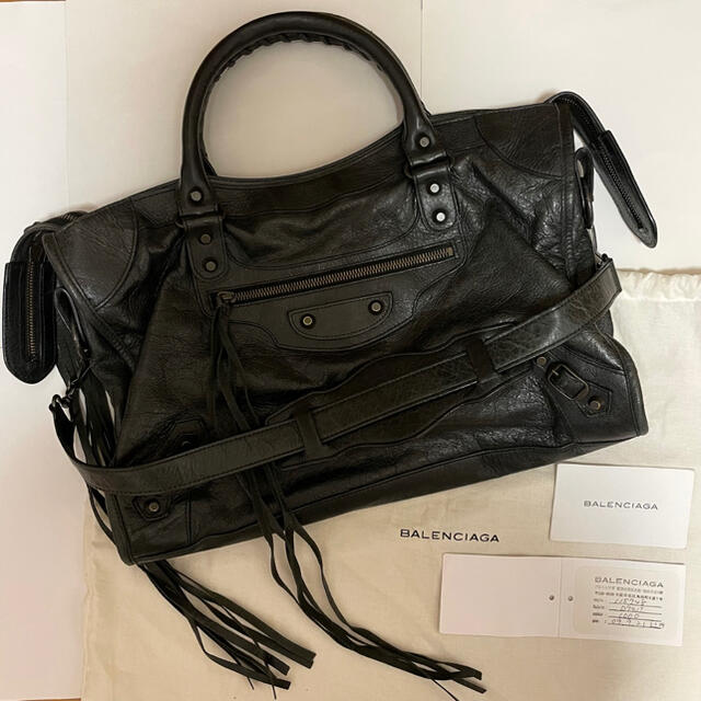 Balenciaga(バレンシアガ)のBALENCIAGA CITYバレンシアガ シティ定番ブラック レディースのバッグ(トートバッグ)の商品写真