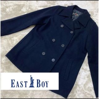 イーストボーイ(EASTBOY)の[クリーニング済] EAST BOY  人気　Pコート　女子高生　制服　ネイビー(ピーコート)