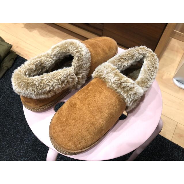 しまむら(シマムラ)のしまむら シーズンリーズン ファー シューズ モカシン キッズ/ベビー/マタニティのキッズ靴/シューズ(15cm~)(ブーツ)の商品写真