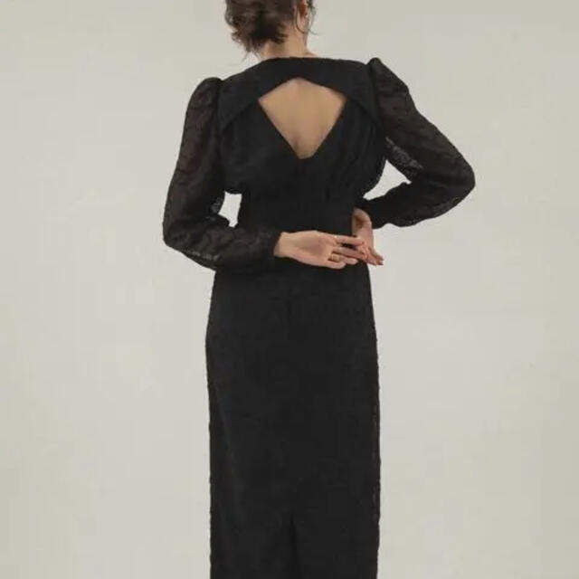 完売商品 back open sheer dress Knuth Marfknuthmarf