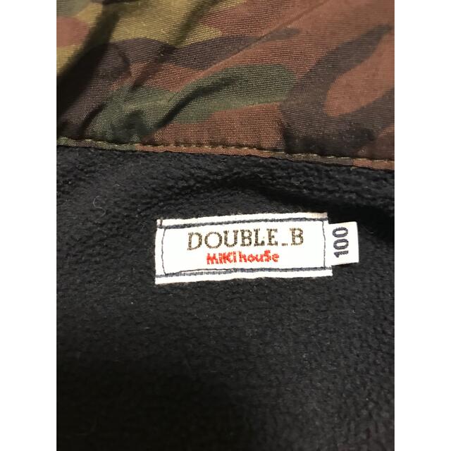 DOUBLE.B(ダブルビー)の【10％offしました】DOUBLE.B  ジャンパー　迷彩柄 100㎝ キッズ/ベビー/マタニティのキッズ服男の子用(90cm~)(ジャケット/上着)の商品写真