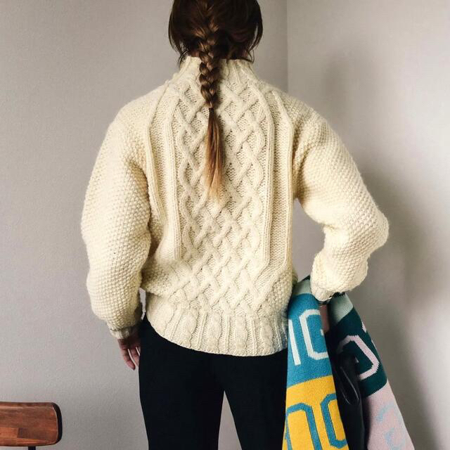 Santa Monica(サンタモニカ)の90s wool hand sweater vintage レディースのトップス(ニット/セーター)の商品写真