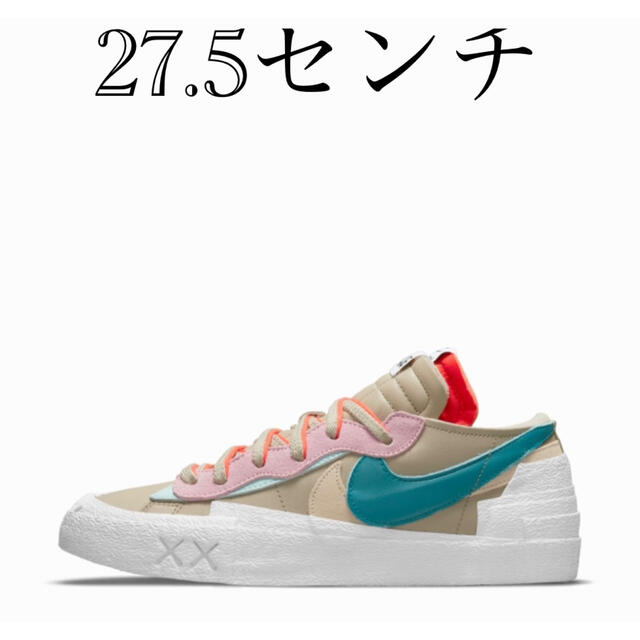 スニーカーNike x sacai x KAWS Blazer Low