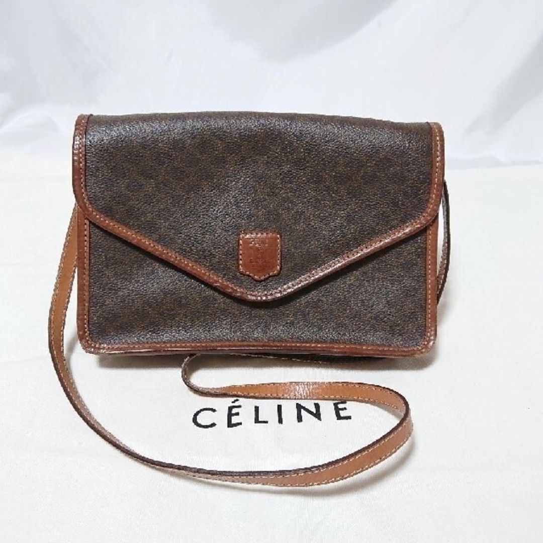 CELINE マカダム柄 ショルダーバッグショルダーバッグ