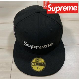 シュプリーム(Supreme)のSupreme NoCompBoxLogo New Era7-1/2 Black(キャップ)