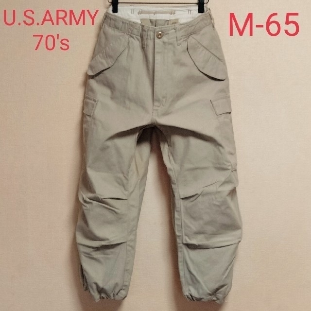 70s ミリタリー“U.S.ARMY”M65フィールドカーゴパンツ/送料込み