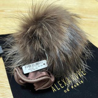 アレクサンドルドゥパリ(Alexandre de Paris)のアレクサンドル ドゥ パリ ミンク シュシュ(ヘアゴム/シュシュ)