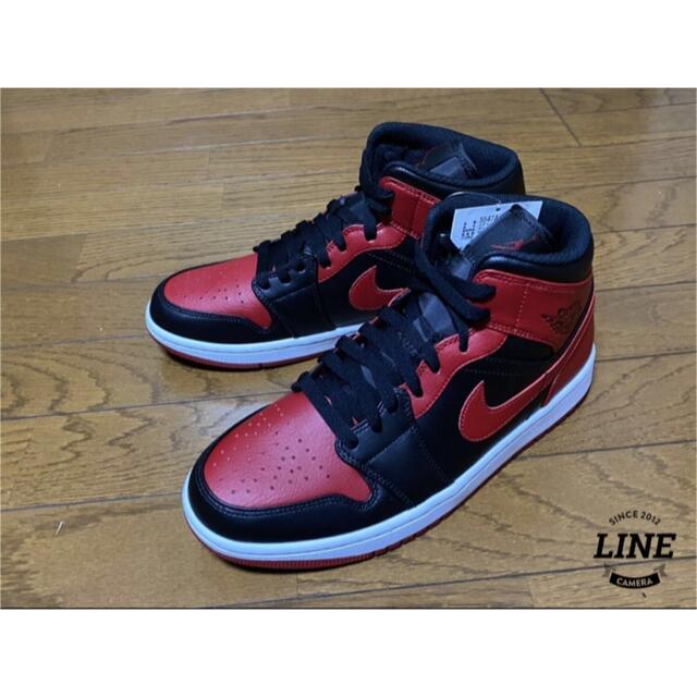 NIKE AIR JODAN 1 MID BRED