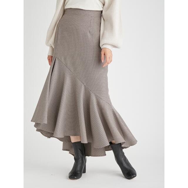 FRAY I.D(フレイアイディー)のラッフルアシメマーメイドスカート FRAY I.D レディースのスカート(ロングスカート)の商品写真