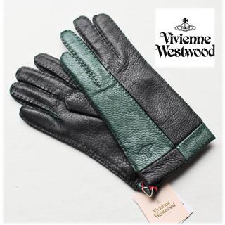 ヴィヴィアン(Vivienne Westwood) 手袋(レディース)（グリーン・カーキ 