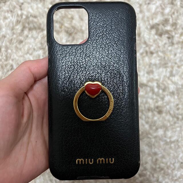 miumiu(ミュウミュウ)のmiumiu iPhone11pro ケース スマホ/家電/カメラのスマホアクセサリー(iPhoneケース)の商品写真