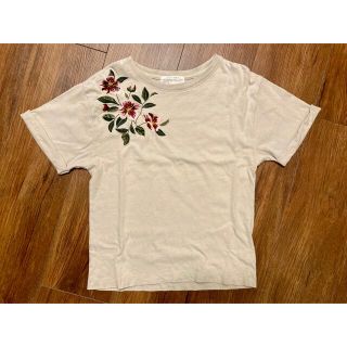 アズールバイマウジー(AZUL by moussy)の花刺繍クルーネックTEE / AZUL by moussy(Tシャツ/カットソー(半袖/袖なし))