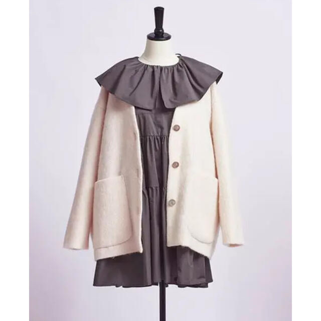 Drawer - 新品タグ付☆yori ウールモヘアシャギージャケット ベビー