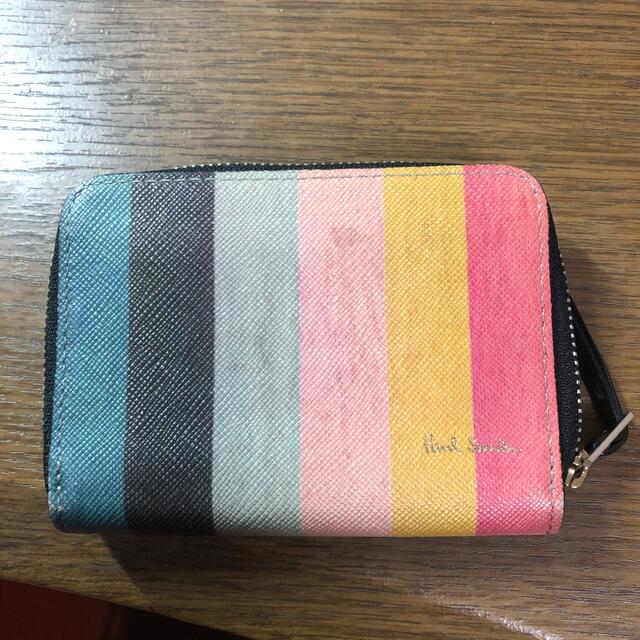 極美品◆Paulsmith ポールスミス　オーレザー　二つ折り財布　小銭入れ付