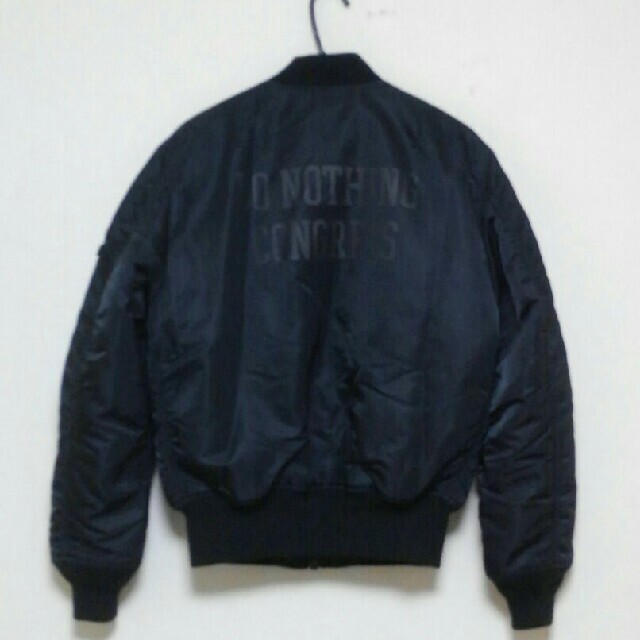 ALPHA×DONOTHING CONGRESS コラボ MA-1【ブラックS】 ALPHA×DONOTHING CONGRESS コラボ MA-1【ブラックS】