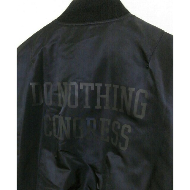 ALPHA×DONOTHING CONGRESS コラボ MA-1【ブラックS】 ALPHA×DONOTHING CONGRESS コラボ MA-1【ブラックS】