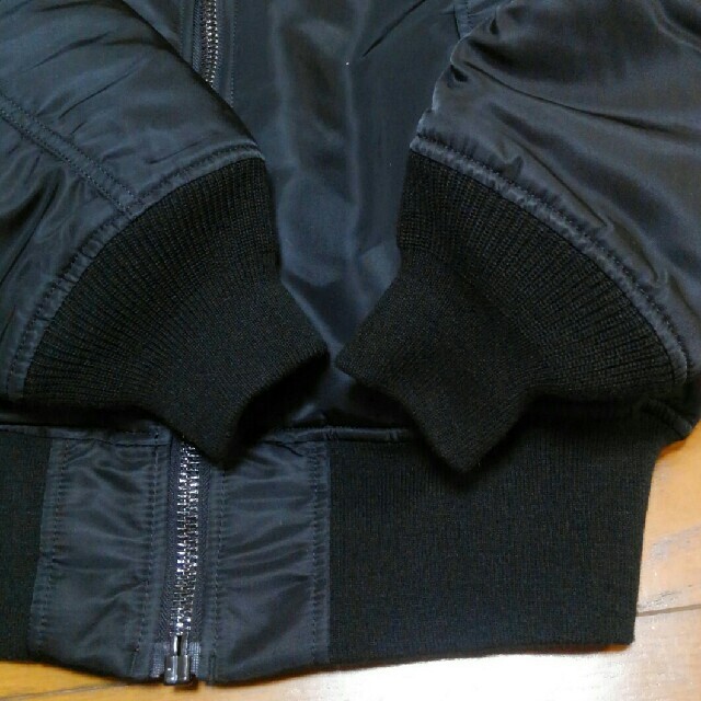 ALPHA×DONOTHING CONGRESS コラボ MA-1【ブラックS】 ALPHA×DONOTHING CONGRESS コラボ MA-1【ブラックS】