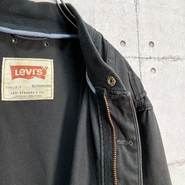 Levi's(リーバイス)の【入手困難】Levi's/リーバイス ダックジャケット 黒 XL 古着 希少 メンズのジャケット/アウター(ブルゾン)の商品写真