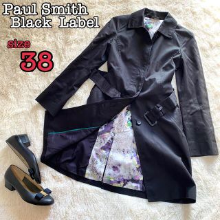 ポールスミス(Paul Smith)の【Paul Smith】エレガント ステンカラーコート 牛革バックルのベルト付(トレンチコート)