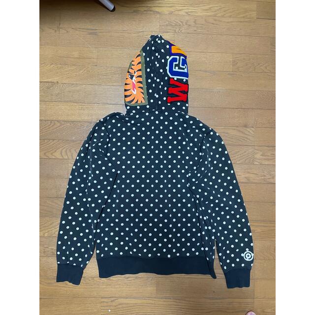 A BATHING APE(アベイシングエイプ)のA Bathing Ape シャーク プルオーバーパーカー L グレー メンズのトップス(パーカー)の商品写真