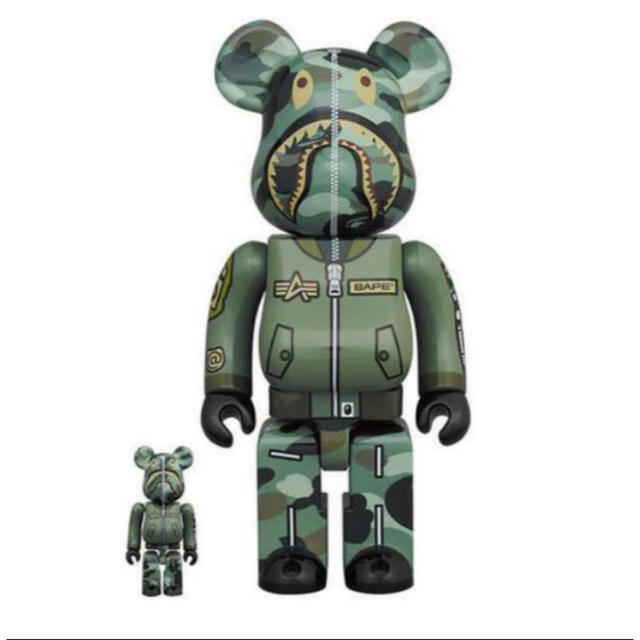 MEDICOM TOY(メディコムトイ)のBE@RBRICK BAPE ALPHA 100％ & 400％  エンタメ/ホビーのフィギュア(その他)の商品写真