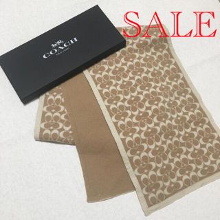 お値下げ！最終価格！coach マフラー　(マフラー/ショール)