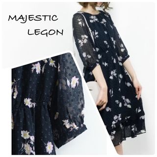 マジェスティックレゴン(MAJESTIC LEGON)のマジェスティックレゴン 花柄ワンピース オシャレウォーカー tocco ZARA(ひざ丈ワンピース)