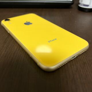 美品 simフリー iPhone XR 10R イエロー 黄色 64GB