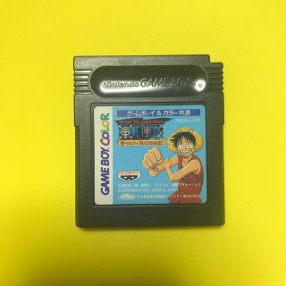 バンプレスト(BANPRESTO)のゲームボーイ ソフトのみ 中古 ワンピース(携帯用ゲームソフト)