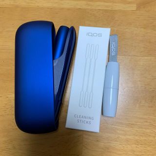 アイコス(IQOS)の美品iQOS3DUO アイコス ブルー(タバコグッズ)