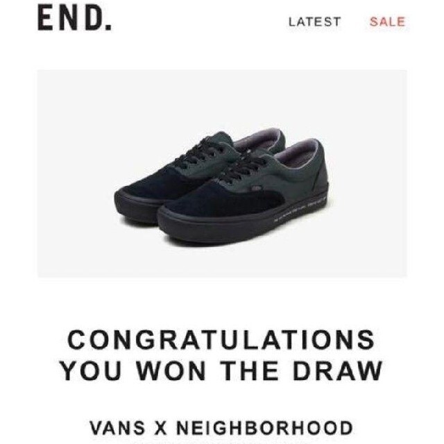 NEIGHBORHOOD(ネイバーフッド)のVANS X NEIGHBORHOOD ERA 28.5cm メンズの靴/シューズ(スニーカー)の商品写真