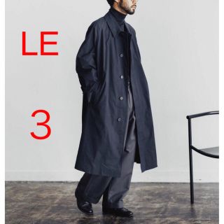 コモリ(COMOLI)の【LE / エルイー】C/P ギャバ バルカラーコート  3(ステンカラーコート)