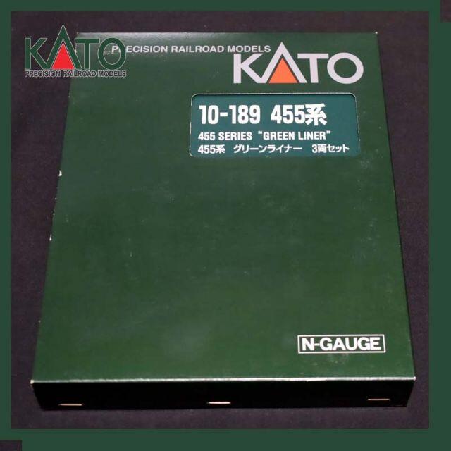 KATO`(カトー)のKATO【 Nゲージ 】455系 グリーンライナー 3両セット 10-189  エンタメ/ホビーのおもちゃ/ぬいぐるみ(鉄道模型)の商品写真