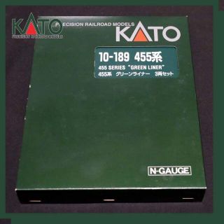 カトー(KATO`)のKATO【 Nゲージ 】455系 グリーンライナー 3両セット 10-189 (鉄道模型)