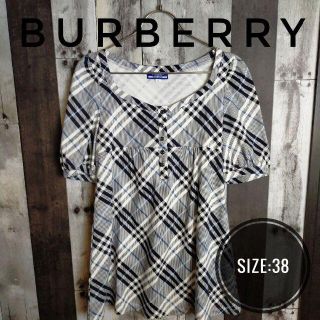 バーバリーブルーレーベル(BURBERRY BLUE LABEL)の【バーバリーブルーレーベル】ノバチェックチュニック(カットソー(半袖/袖なし))