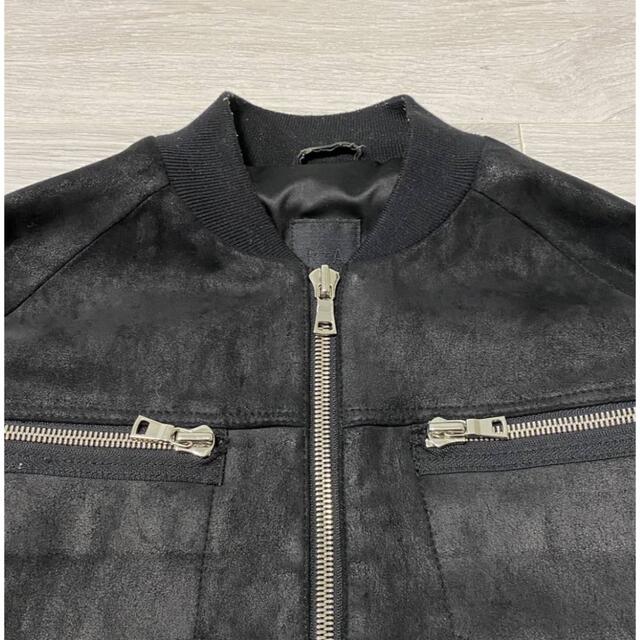 正規 RtA アールティーエー ブラック 黒 Black ラムレザー ジャケット メンズのジャケット/アウター(レザージャケット)の商品写真