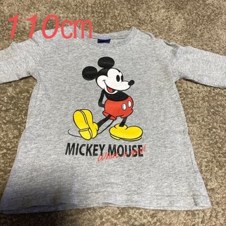 ディズニー(Disney)の長袖Tシャツ　ロンT  ミッキー　ディズニー　110㎝(Tシャツ/カットソー)