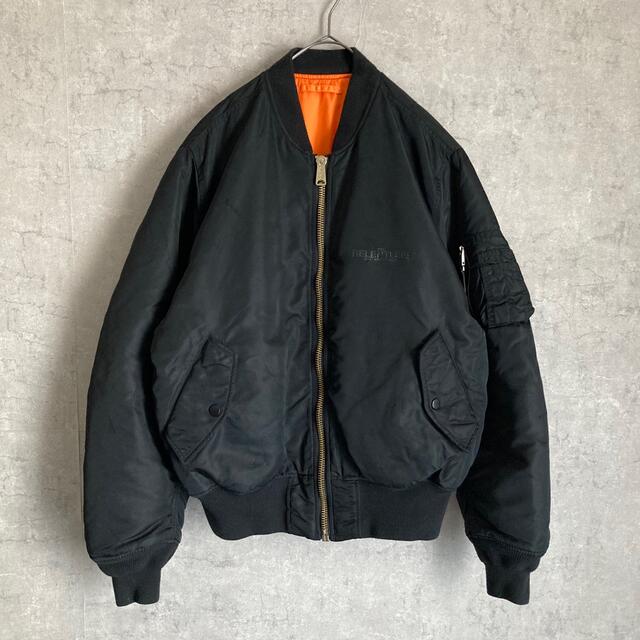 極希少　18AW ALYX  BOMBER JACKET ALPHA社　黒　M メンズのジャケット/アウター(ミリタリージャケット)の商品写真