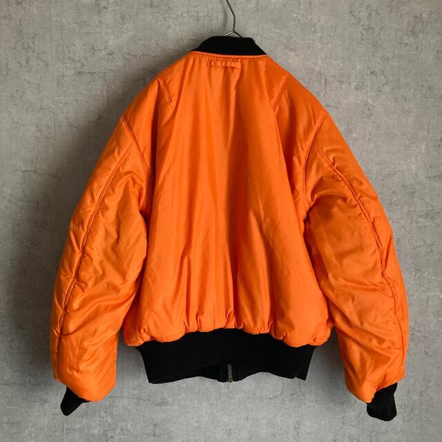 極希少　18AW ALYX  BOMBER JACKET ALPHA社　黒　M メンズのジャケット/アウター(ミリタリージャケット)の商品写真