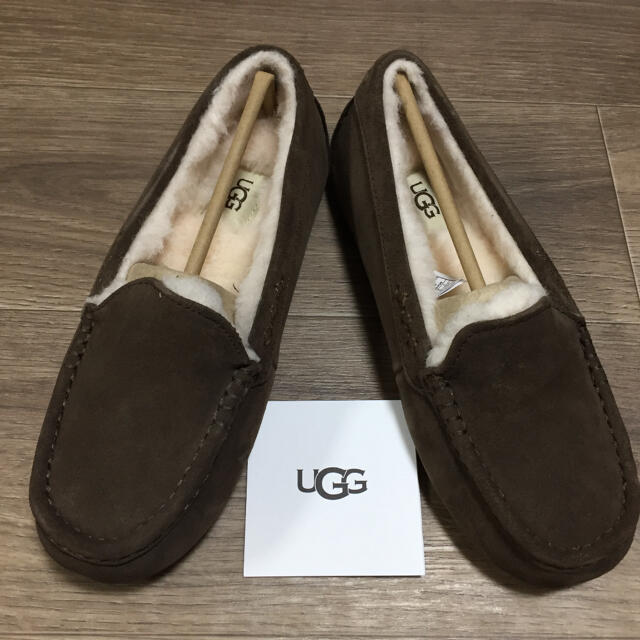 【美品】UGG アグ アンスレー　モカシン　エスプレッソ