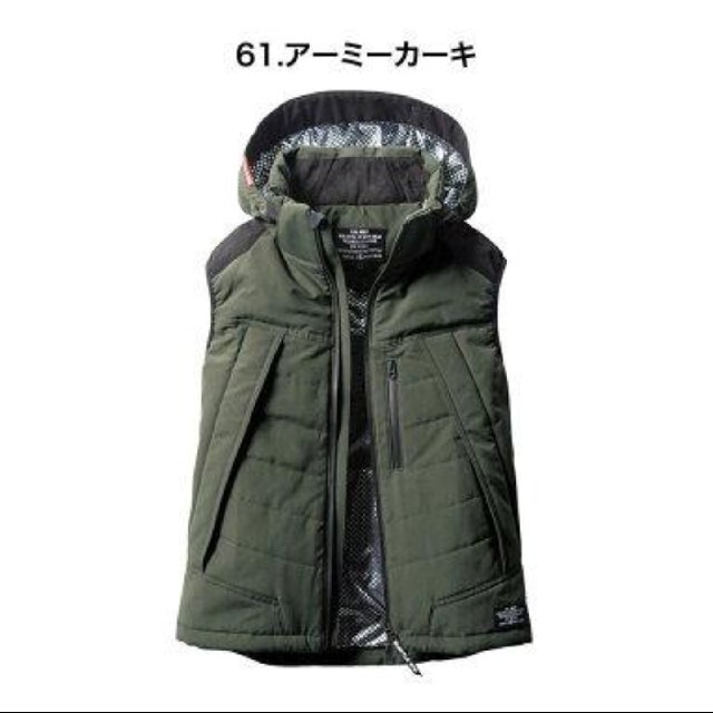 BURTLE - バートル防寒ベスト(大型フード付)男女兼用 5274の通販 BURTLE - バートル防寒ベスト(大型フード付)男女兼用 5274の通販