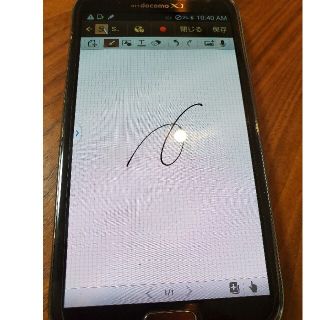 サムスン(SAMSUNG)のGalaxynote2　docomo(スマートフォン本体)