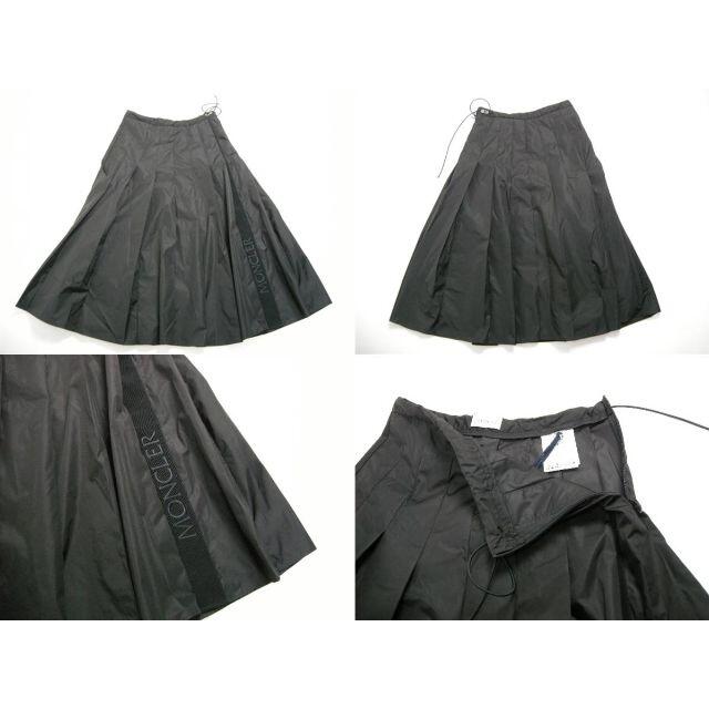 20-21AW□サイズ44□モンクレールGONNA□ロゴ入りプリーツスカート新品