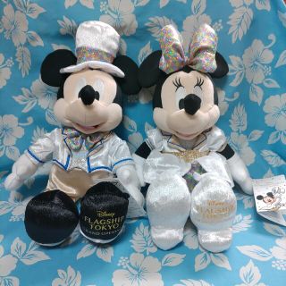 ディズニー(Disney)のディズニーフラッグシップ東京★ミッキー　ぬいぐるみ★ミニー　ぬいぐるみ(ぬいぐるみ)