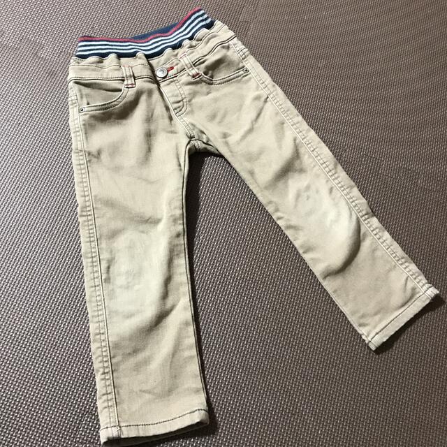 used☆ベージュズボン　100 キッズ/ベビー/マタニティのキッズ服男の子用(90cm~)(パンツ/スパッツ)の商品写真