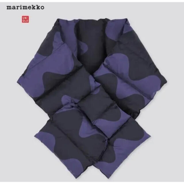 marimekko(マリメッコ)の日本未発売★uniqlo × marimekko ダウン マフラー lokki レディースのファッション小物(マフラー/ショール)の商品写真