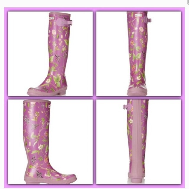 HUNTER - ハンター レインブーツ 限定コラボ 花柄 Hunter Rain HUNTER - ハンター レインブーツ 限定コラボ 花柄 Hunter Rain